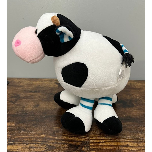 Cute‎ n Cuddly Chubby Round Cow Plush - Picture 2 of 5